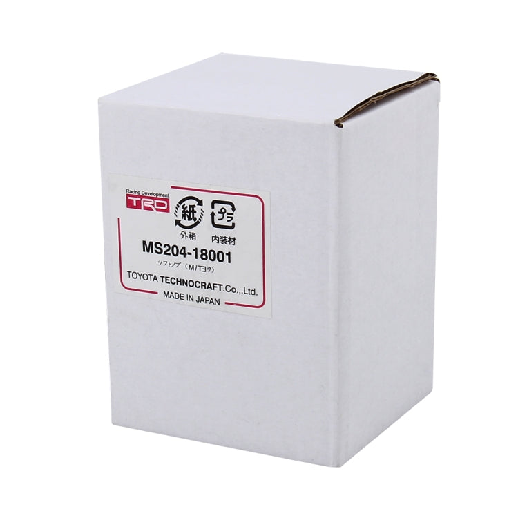 Universal Car Modified Shifter Black Leather Lever Manual 5-Speed Gear Shift Knob Adapter