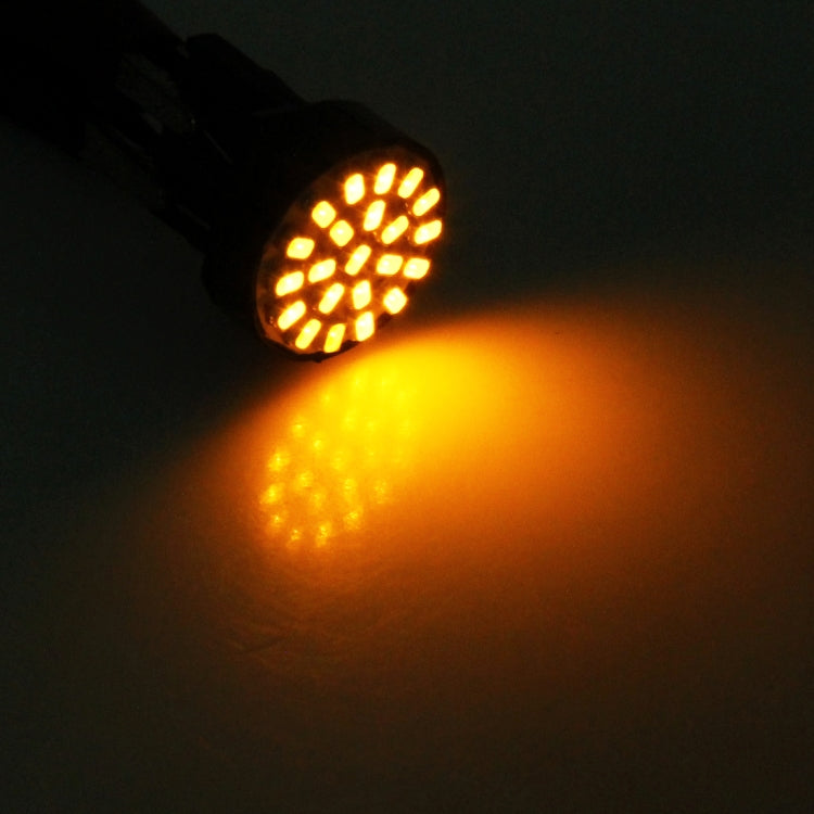 10 PCS T20/7443 Car Auto Lamp 1.2W 22-SMD 1206 LED Bulbs Brake Light
