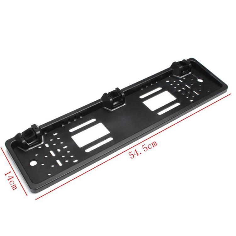 PZ600-L Europe Car License Plate Frame Rear View Camera Visual Rear View Parking System with 2 Reversing Radar Detector