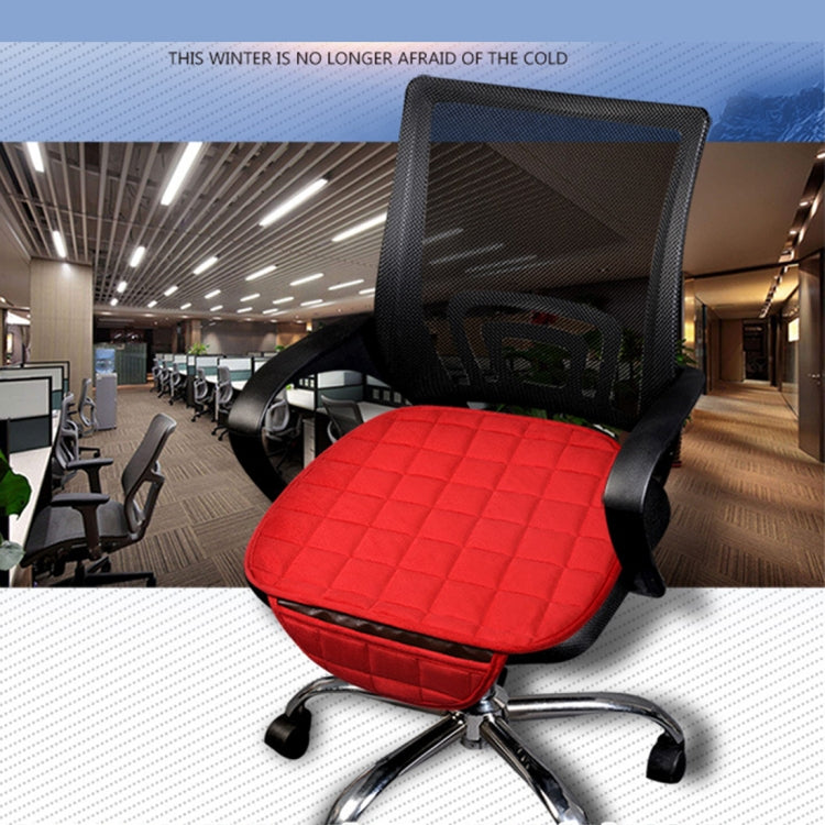 3 PCS / Set  Warm Car Seat Cover Cushion Five Seats Universal Two Front Row Seat Covers and One Back Row Seat Cover Car Non-slip Chair Pad Warm Car Mats No Back Plush Cushion