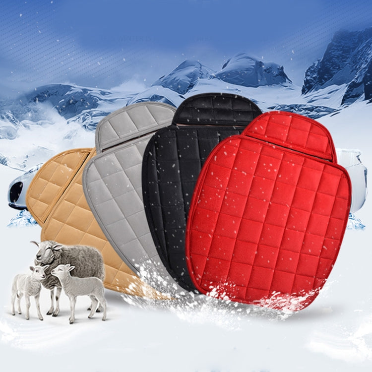 3 PCS / Set  Warm Car Seat Cover Cushion Five Seats Universal Two Front Row Seat Covers and One Back Row Seat Cover Car Non-slip Chair Pad Warm Car Mats No Back Plush Cushion