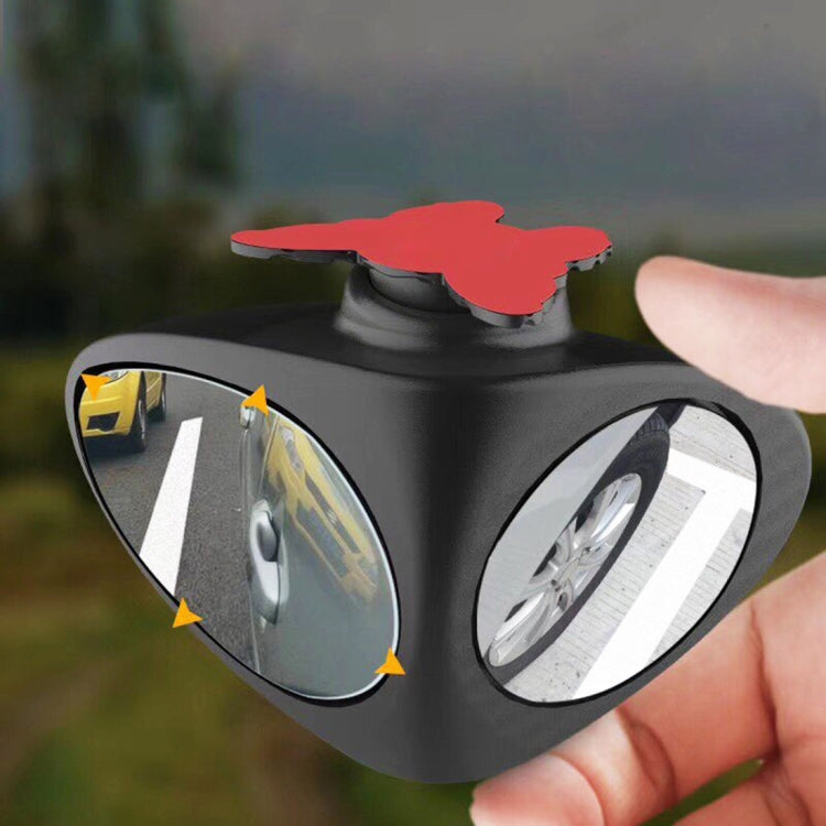 3R-051 360 Degrees Rotatable Left Blind Spot Side Assistant Mirror for Auto Car