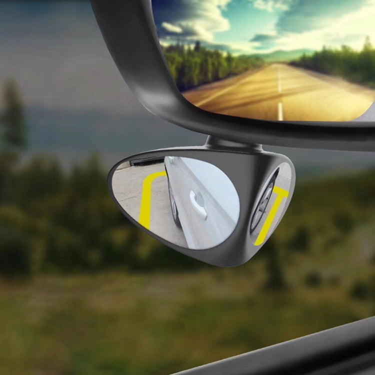 3R-051 360 Degrees Rotatable Left Blind Spot Side Assistant Mirror for Auto Car