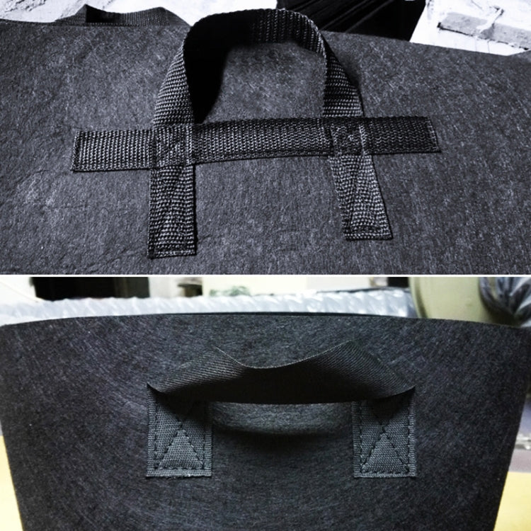 3 Gallon Planting Grow Bag Thickened Non-woven Aeration Fabric Pot Container with Handle