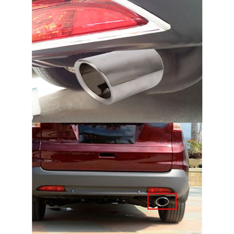 Car Styling Stainless Steel Exhaust Tail Muffler Tip Pipe for VW Volkswagen 1.6T Swept Volume