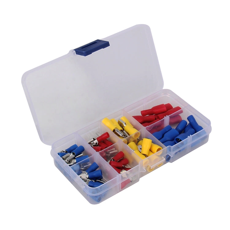 80 in 1 Mixed Cold Press Electrical Insulated Terminals Crimp Connectors Assortment Kit