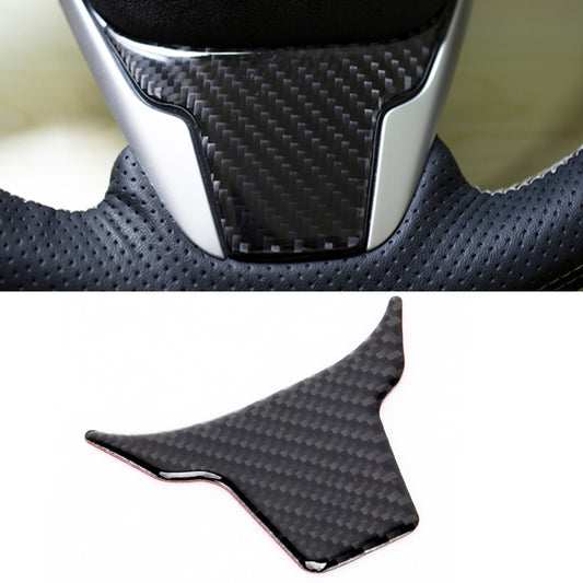 Carbon Fiber Steering Wheel Cover Trim Decal Interior DIY Decorative Sticker for Honda Civic 10th Gen 2016-2019