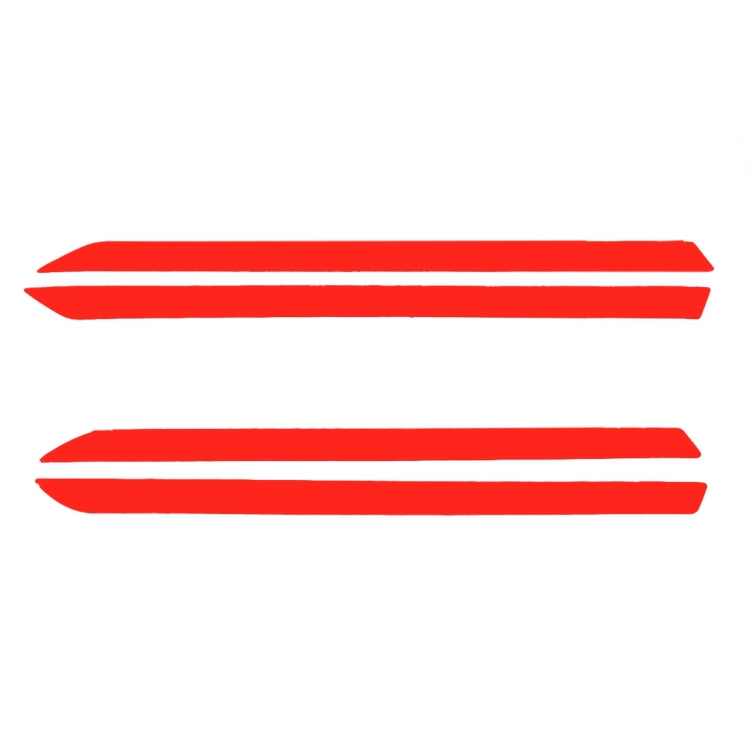 Carbon Fiber 3D Interior Door Trim Decals DIY Decorative Sticker for Honda Civic 10th Gen 2016-2019