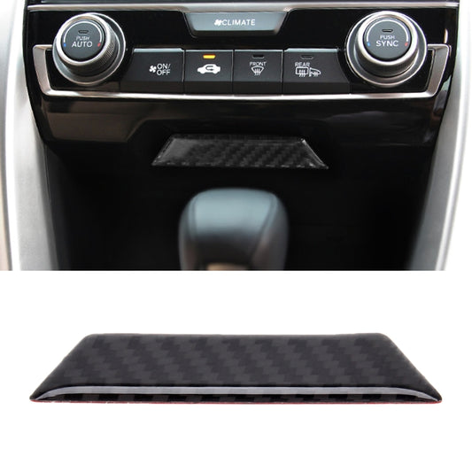 Carbon Fiber Trim Central Control Gears Shift Panel Decorative Sticker for Honda Civic 10th Gen 2016-2019, Gears Shift Panel