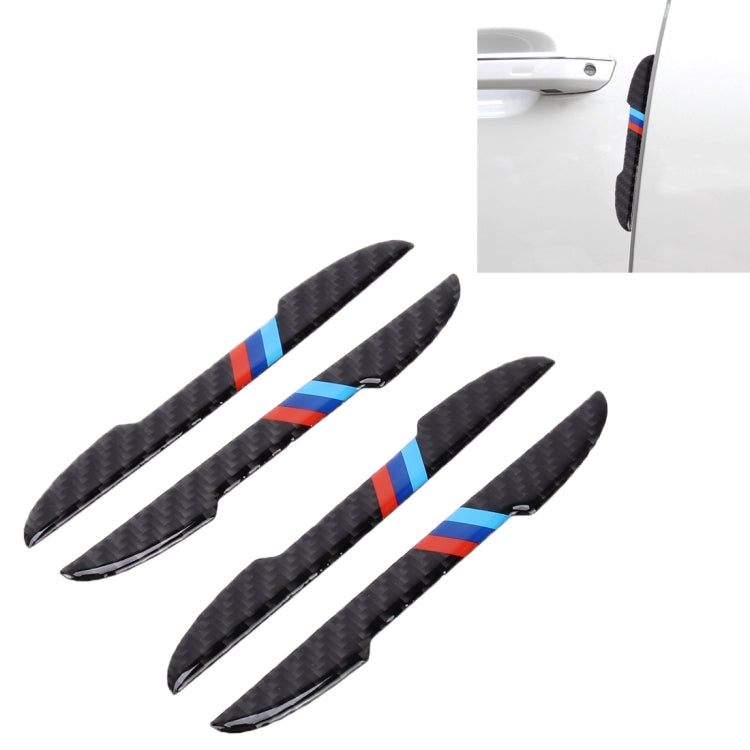 4 in 1 Carbon Fiber Car Auto Side Door Edge Guard Protection Trims Stickers