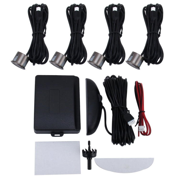 Car Buzzer Reverse Backup Radar System - Premium Quality 4 Parking Sensors Car Reverse Backup Radar System with LCD Display