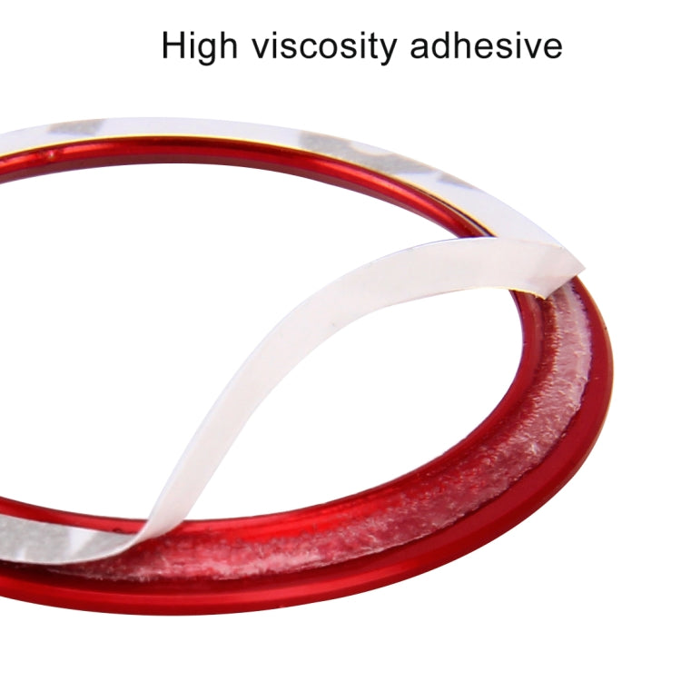 Car Engine Start Key Push Button Ring Trim Aluminum Alloy Sticker Decoration for Audi