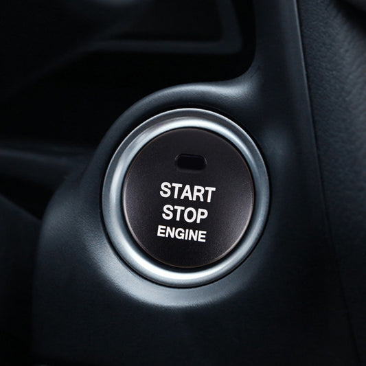 3D Aluminum Alloy Engine Start Stop Push Button Cover Trim Decorative Sticker for Mazda, for Mazda