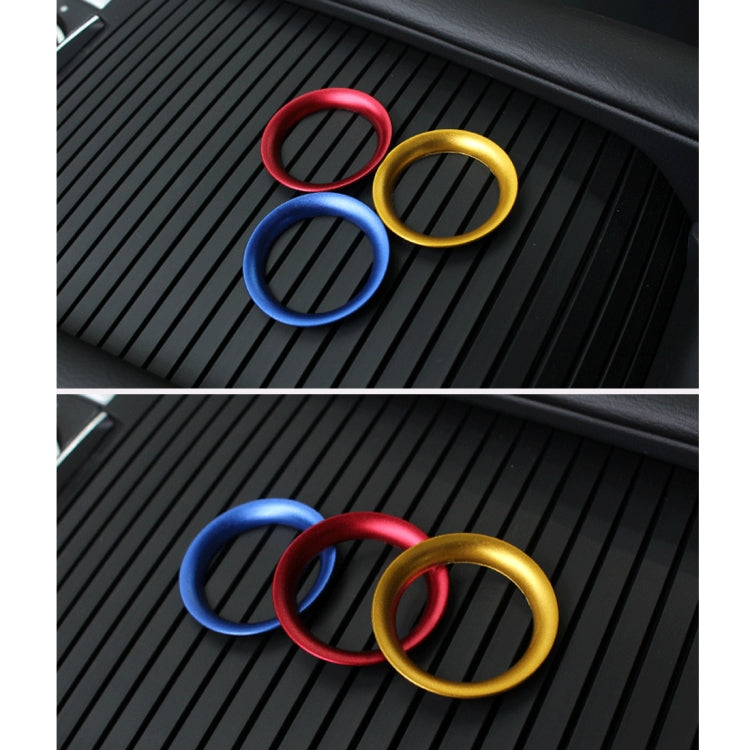 Car Engine Start Key Push Button Ring Trim Aluminum Alloy Sticker Decoration for Mazda