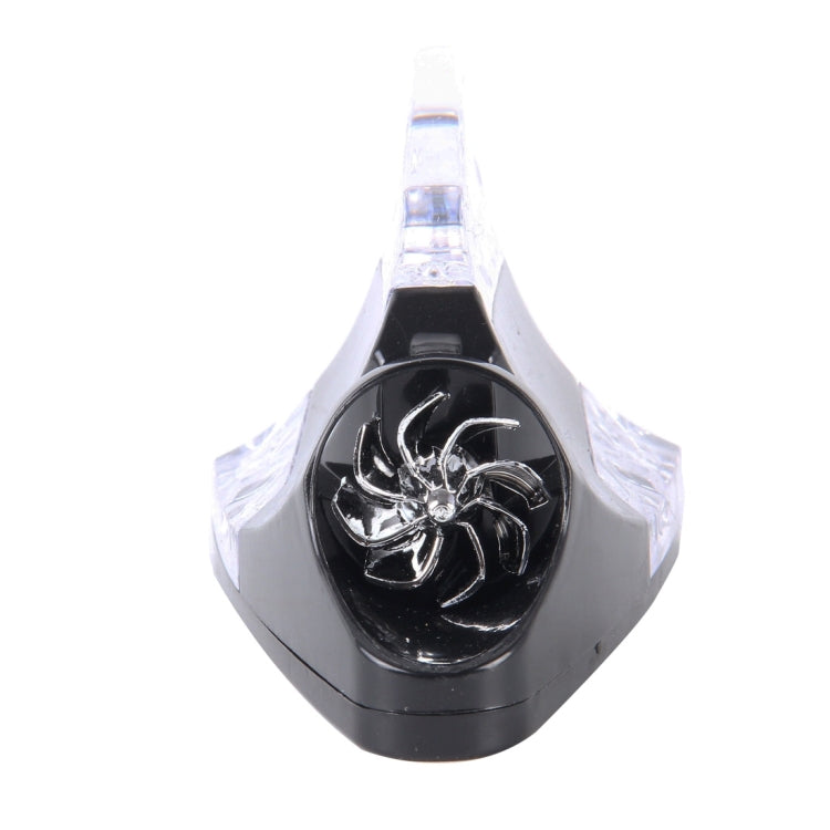 CB-073 Colorful Warning Light Wind Power Shark Fin Antenna Car Decoration