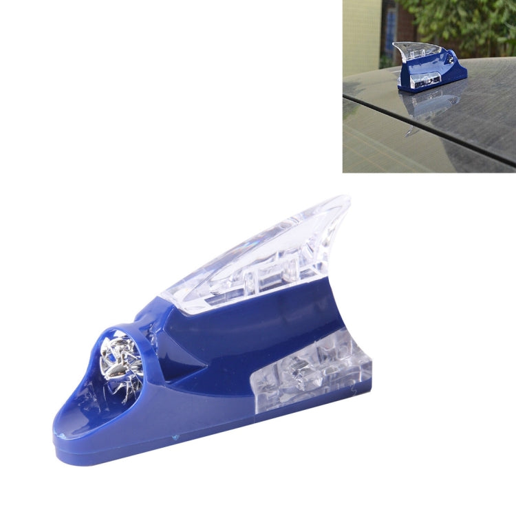 CB-073 Colorful Warning Light Wind Power Shark Fin Antenna Car Decoration