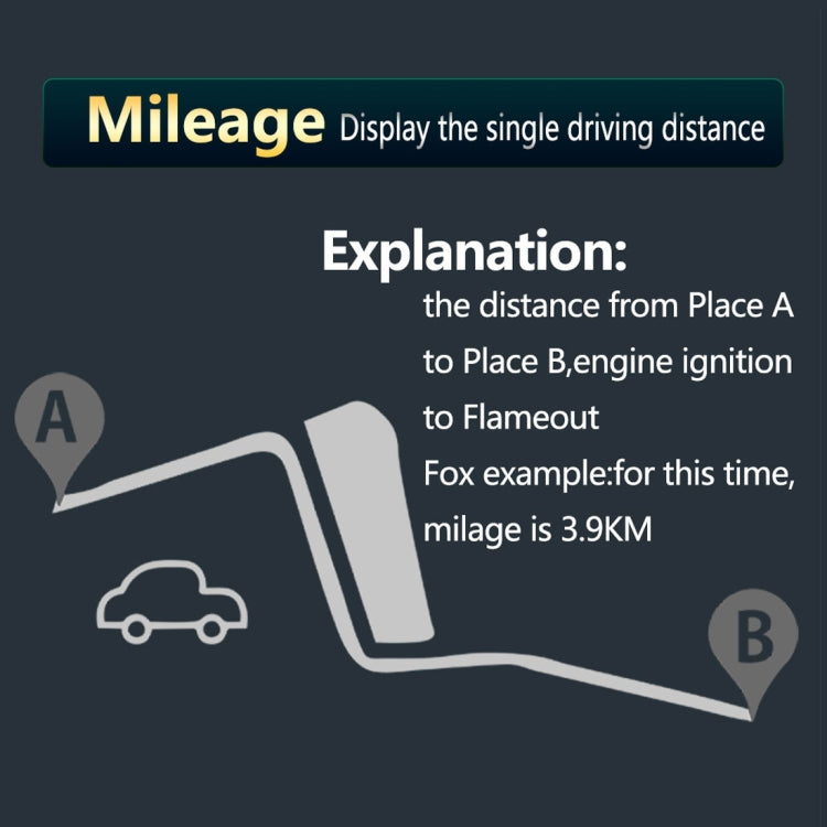 T900 Car GPS HUD Virtual HD Reflection Board Head-up Display, Speed & Driving Distance / Time Display, Over Speed & Voltage & Low Voltage Alarm, Fatigue Driving