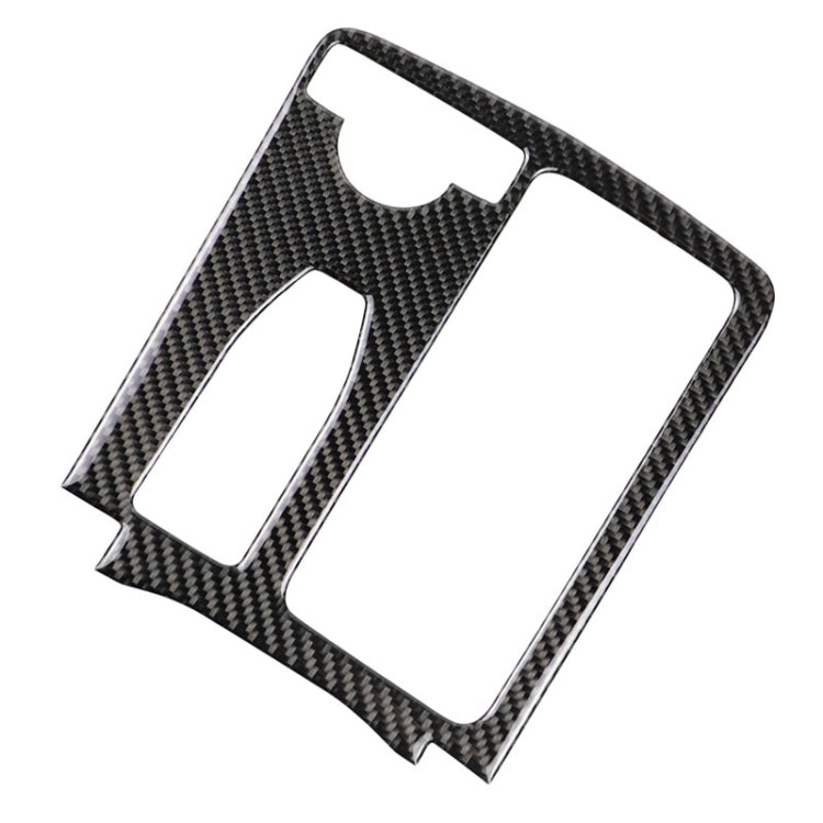 Car Carbon Fiber Left Drive Gear Position Panel Decorative Sticker for Mercedes-Benz W204 2007-2013 / W212 2010-2012