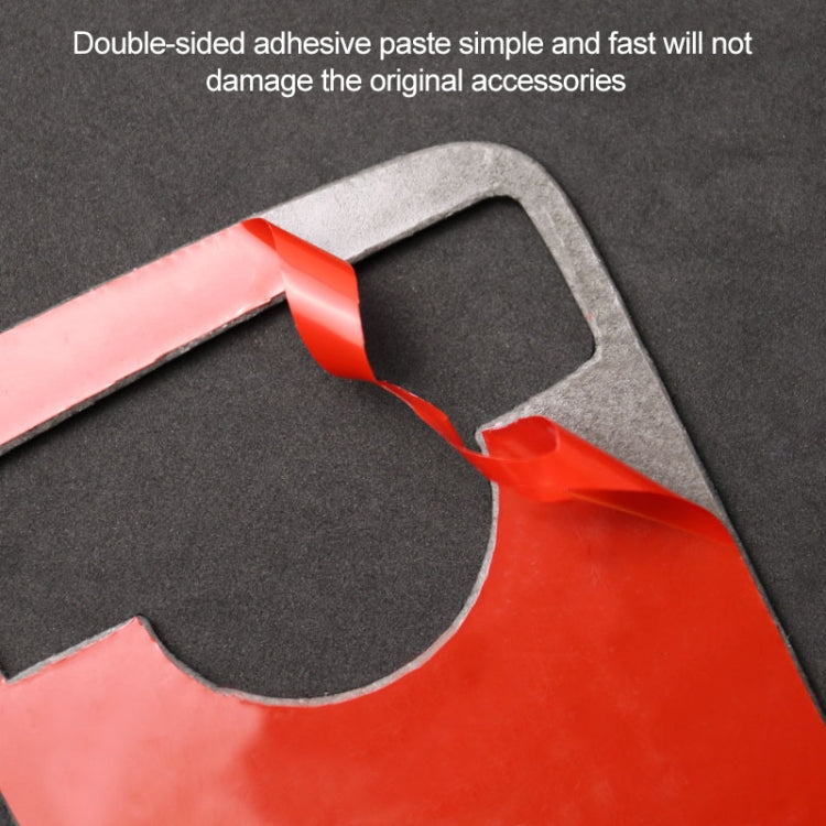 Car Carbon Fiber Right Drive Gear Position Panel Decorative Sticker for Mercedes-Benz W204 2007-2013 / W212 2010-2012