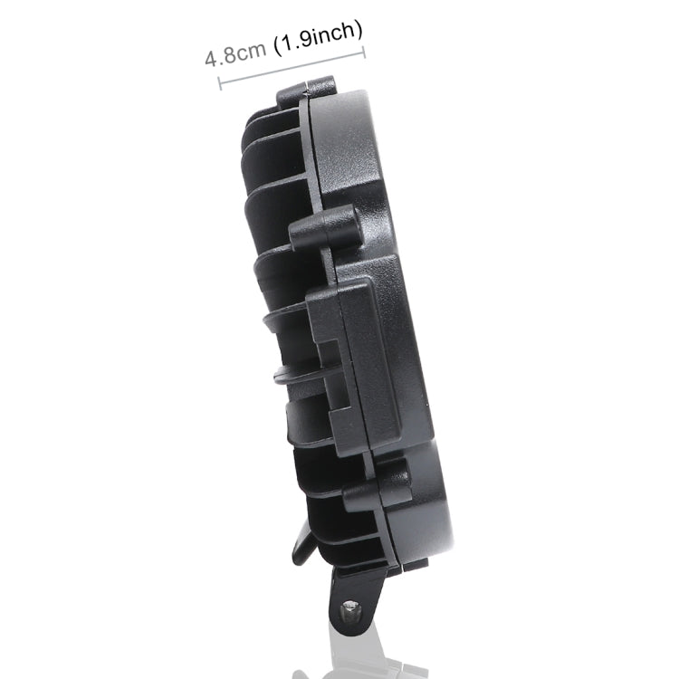 2 PCS 51W 3500LM 6500K White Light  17 LED Waterproof Car Boat Marine Work Lights Spotlight LED Bulbs, 30 Degrees Adjustable, DC 10-30V