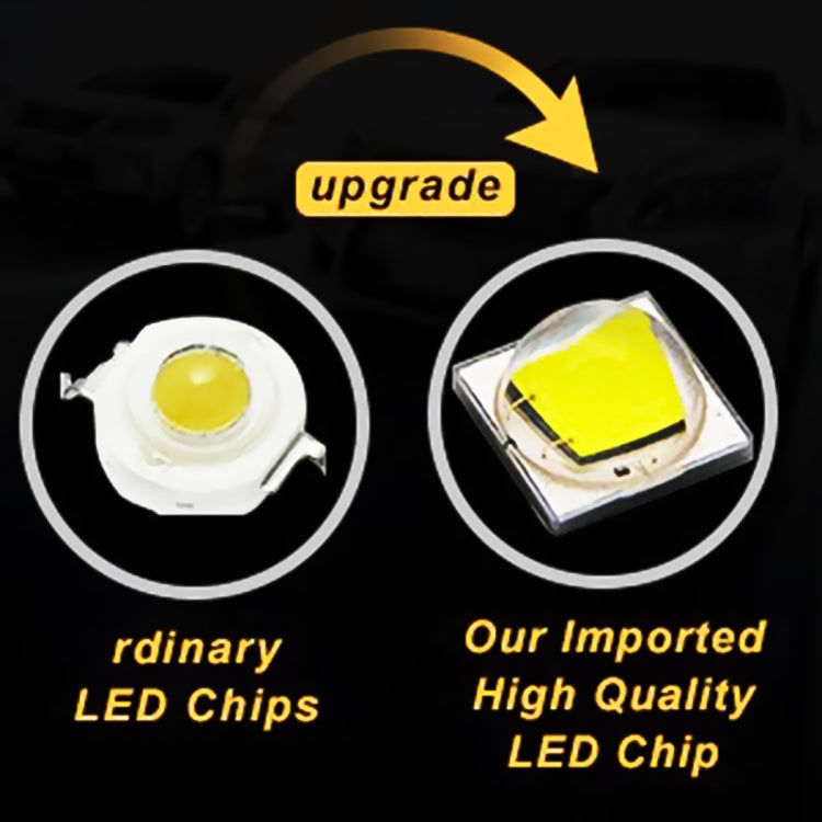 2 PCS 51W 3500LM 6500K White Light  17 LED Waterproof Car Boat Marine Work Lights Spotlight LED Bulbs, 30 Degrees Adjustable, DC 10-30V