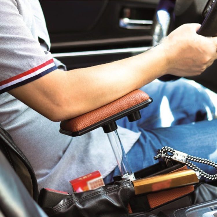 Universal Car Multi-functional Console Side Pocket Seat Gap Side Storage Box with Elbow Support Pad