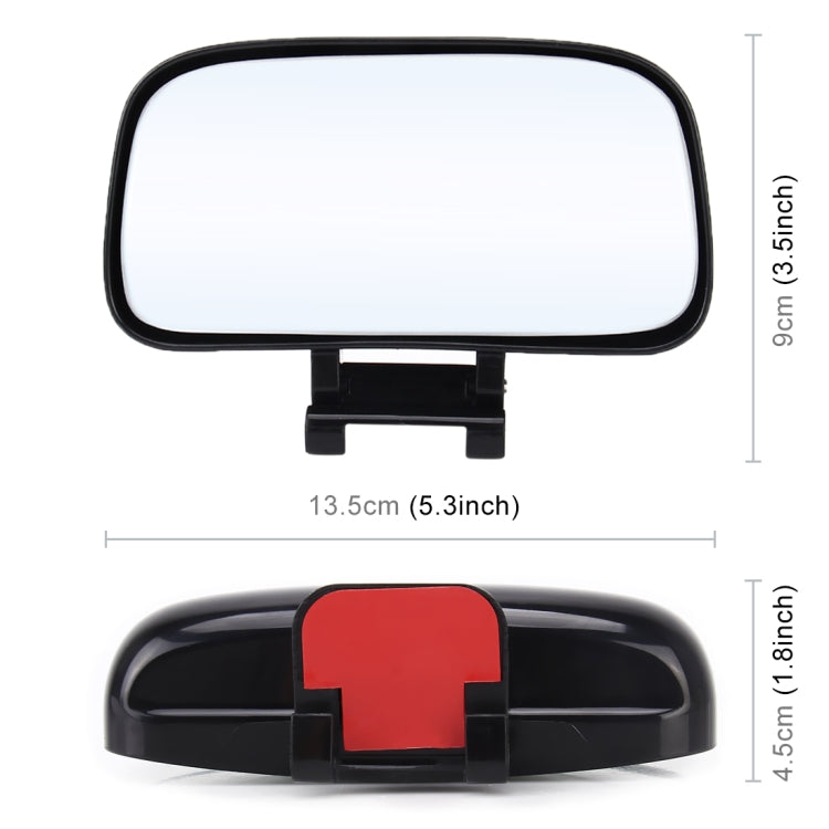 3R-093 360 Degrees Rotatable Blind Spot Side Assistant Mirror for Auto Car