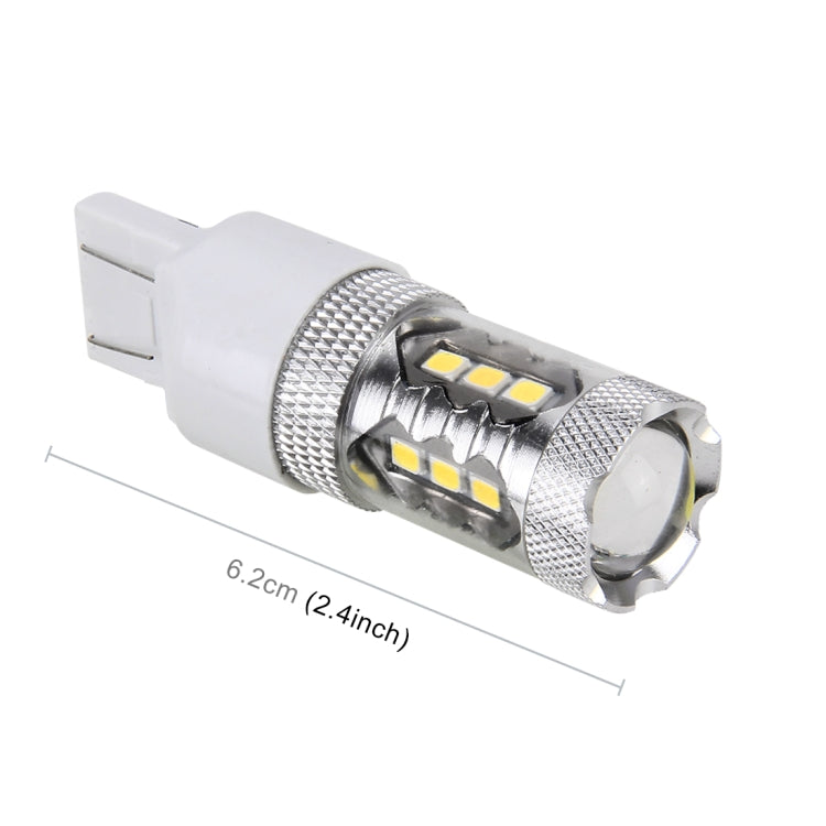 2 PCS T25 / 3156 5W 250LM 6000K Car Auto Turn Light Reversing Lights 16LEDs SMD-2835 Lamps, DC 12V