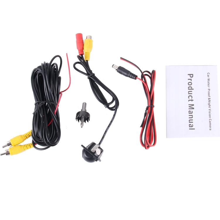 720×540 Effective Pixel PAL 50HZ / NTSC 60HZ CMOS II Universal Waterproof Car Rear View Backup Camera, DC 12V, Wire Length: 4m, Waterproof