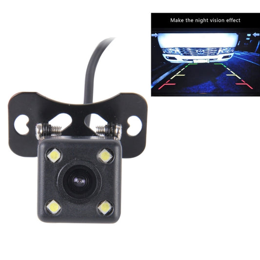 628 x 582 Effective Pixel PAL 50Hz Waterproof Universal Car Rear View Backup Camera With 4 LED Lamp, DC 12V, Wire Length: 4m