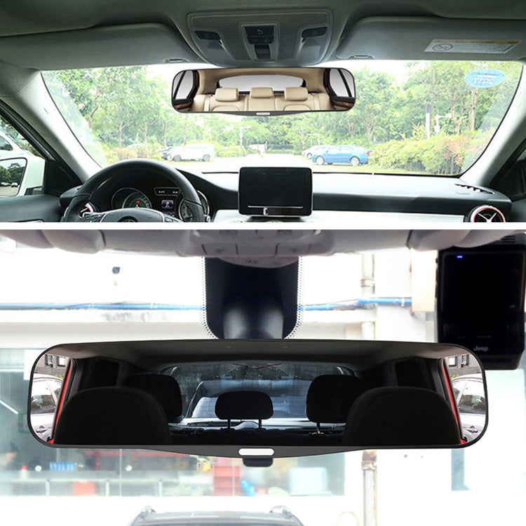 3R-331 Car Truck Interior Rear View Blind Spot Adjustable Wide Angle Curved Mirror, Size: 30*8.5*3.5cm