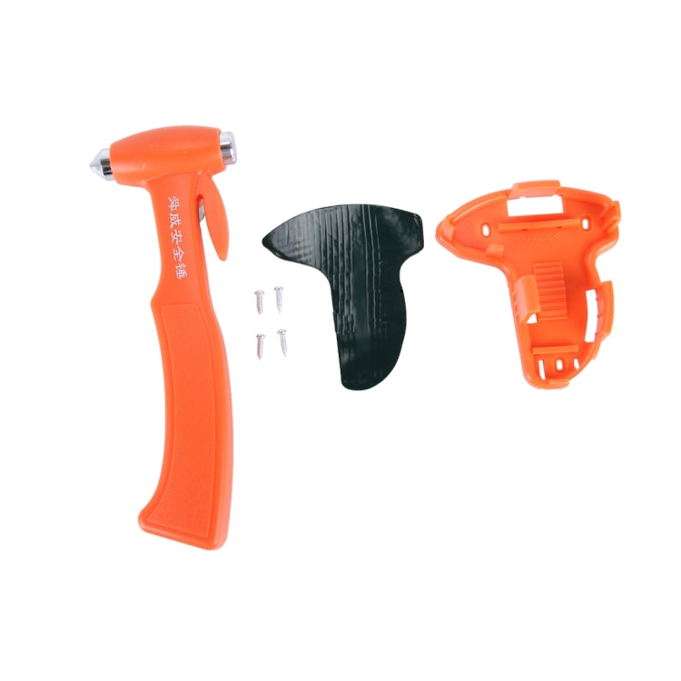 SHUNWEI SD-3501 Seat Belt Cutter Window Breaker Auto Rescue Tool Ideal Plastic Shell Car Safety Emergency Hammer with Adhesive Tape And Fixation Frame