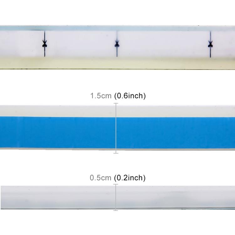 2 PCS 60cm DC12V 7.5W Ultra-thin Waterproof Car Auto Double Colors Turn Lights / Running Lights SMD-2835 LED Bulbs (Turn Lights: Yellow Light; Running Lights: Ice Blue Light)