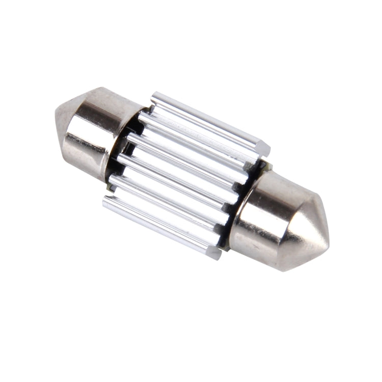 2 PCS DC 12V 2W 36MM 8 SMD-3528 LEDs Bicuspid Port Decoding Car Dome Lamp LED Reading Light