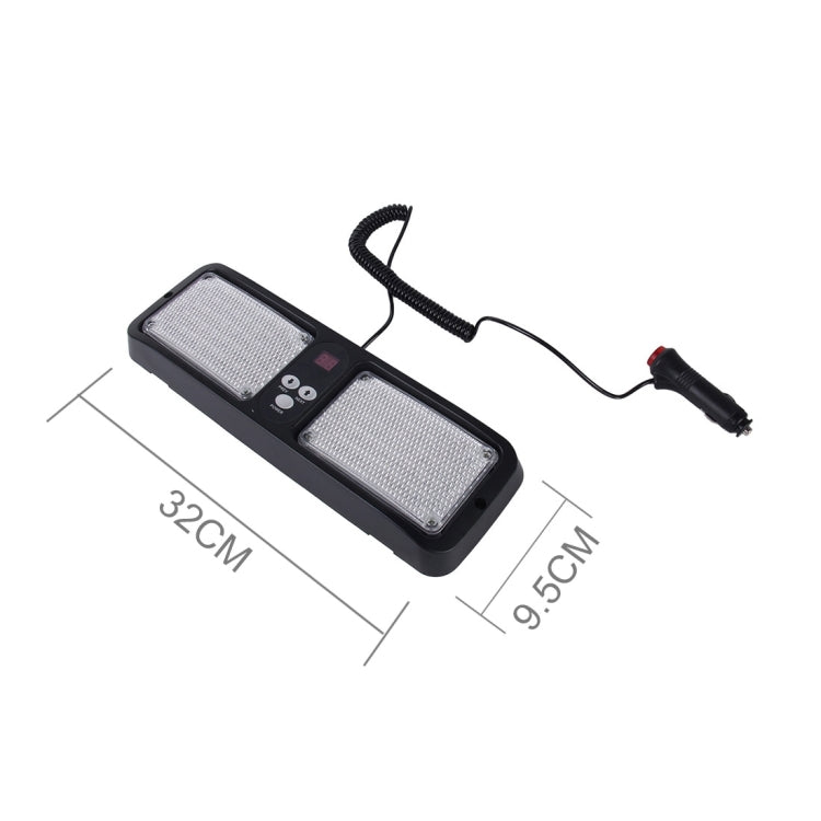 High qulaity DC 12V,9W LED Waterproof Car Sunshade Yellow Light Warning Lights Strobe Emergency Lights Flashing Light with 12 Kinds Flash Patterns