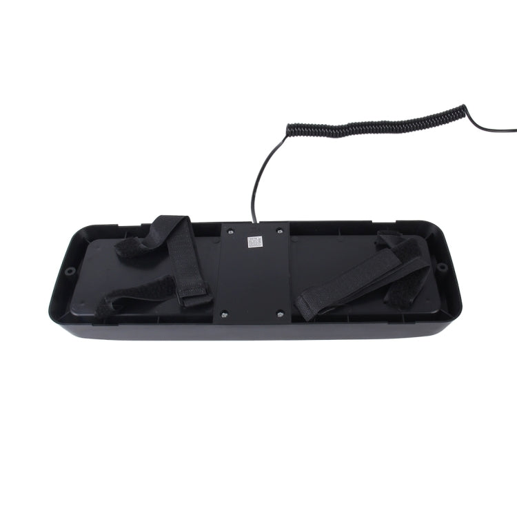 High qulaity DC 12V,9W LED Waterproof Car Sunshade Yellow Light Warning Lights Strobe Emergency Lights Flashing Light with 12 Kinds Flash Patterns