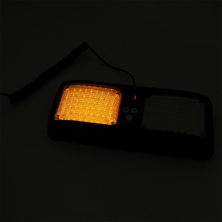 High qulaity DC 12V,9W LED Waterproof Car Sunshade Yellow Light Warning Lights Strobe Emergency Lights Flashing Light with 12 Kinds Flash Patterns