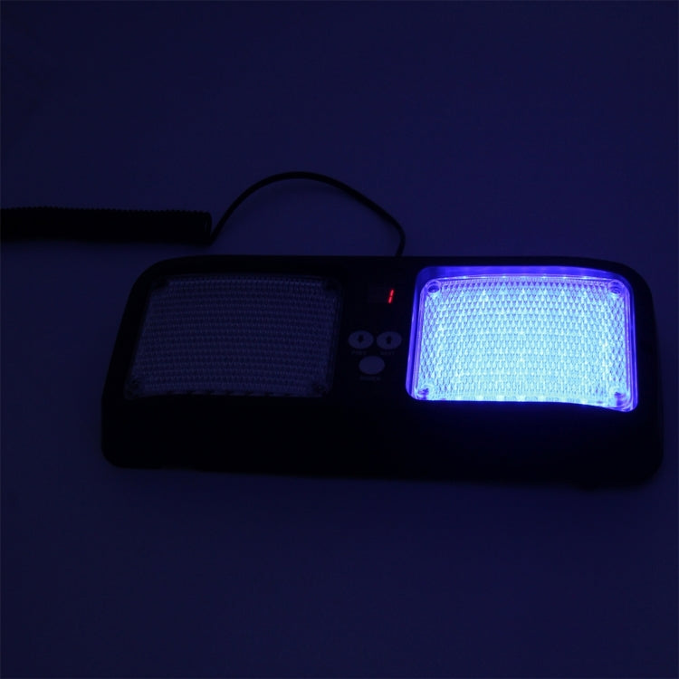 High qulaity DC 12V,9W LED Waterproof Car Sunshade Red Light And Blue Light Warning Lights Strobe Emergency Lights Flashing Light with 12 Kinds Flash Patterns