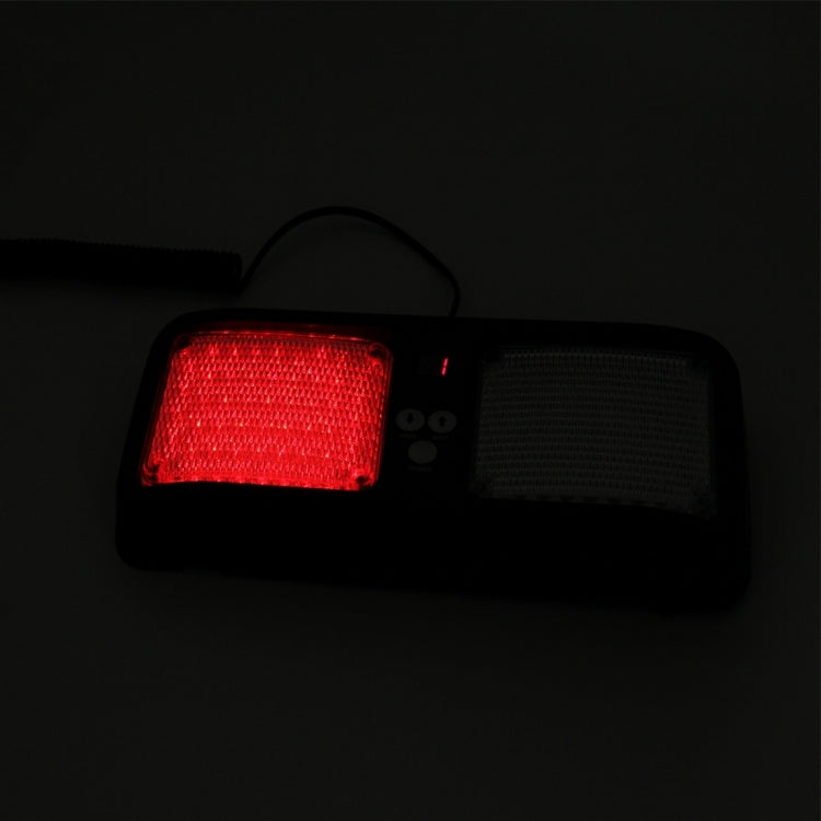 High qulaity DC 12V,9W LED Waterproof Car Sunshade Red Light And Blue Light Warning Lights Strobe Emergency Lights Flashing Light with 12 Kinds Flash Patterns