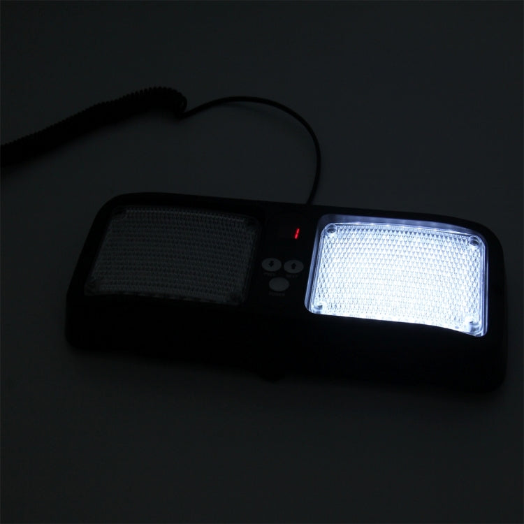 High qulaity DC 12V,9W LED Waterproof Car Sunshade White Light Warning Lights Strobe Emergency Lights Flashing Light with 12 Kinds Flash Patterns