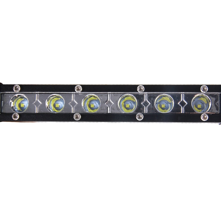 DC 10-30V 18W 2300LM 6500K Waterproof Vehicle Car Boat Marine External Work Lights Emergency Lights 30 Degrees Adjustable Spot Light LED Car Bulbs with 6 Intense CREE LED Lights