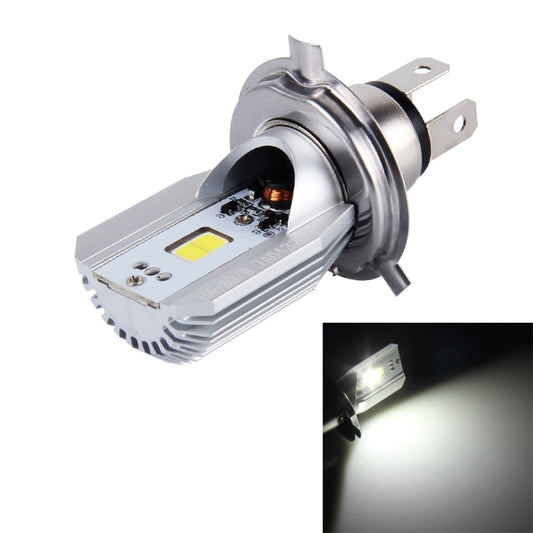 H4 12W 800lm 6000K COB LEDs Motorcycle Headlight Lamp, DC 6-80V