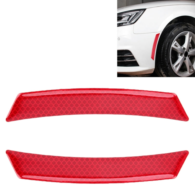 2 PCS Car-Styling Wheel Eyebrow Decorative Sticker Decorative Strip