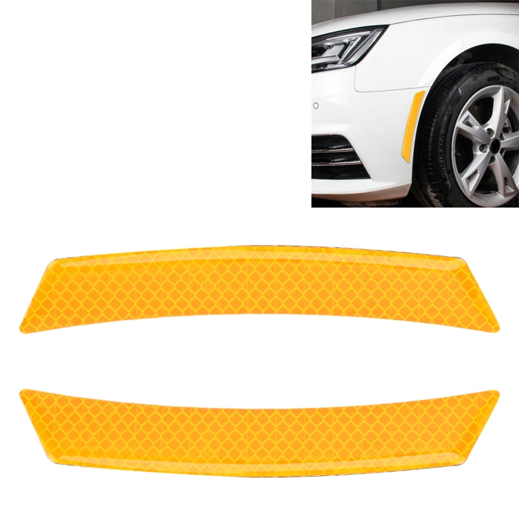 2 PCS Car-Styling Wheel Eyebrow Decorative Sticker Decorative Strip