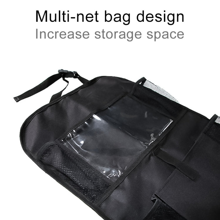Car Auto Seat Back Bag Multi-Pocket Travel Storage Hanging Pocket Storage Bag for iPad and Other Goods