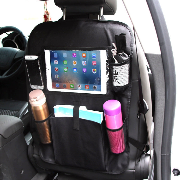 Car Auto Seat Back Bag Multi-Pocket Travel Storage Hanging Pocket Storage Bag for iPad and Other Goods