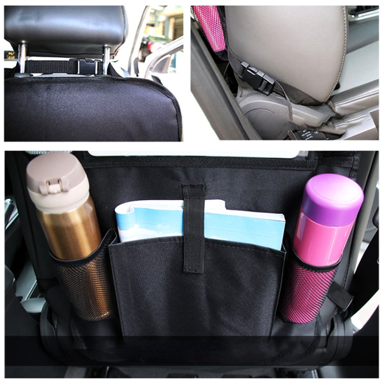 Car Auto Seat Back Bag Multi-Pocket Travel Storage Hanging Pocket Storage Bag for iPad and Other Goods