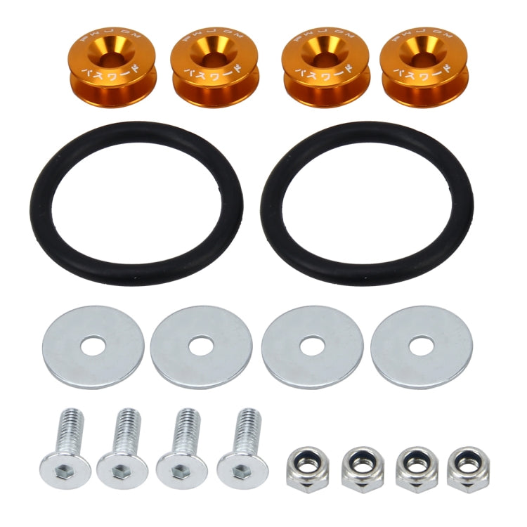 4 PCS Car Modified Screw Gaskets Bodywork Stainless Steel Gasket Bolts, Diameter: 24mm