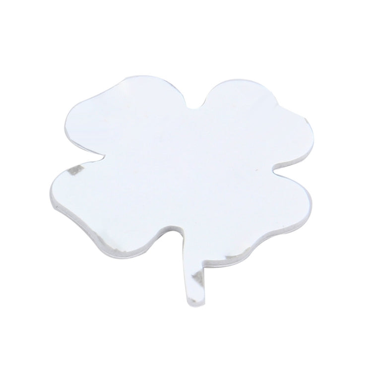 Four Leaf Clover Herb Luck Symbol Badge Emblem Labeling Sticker Styling Car Dashboard  Decoration, Size: 4*3.3cm