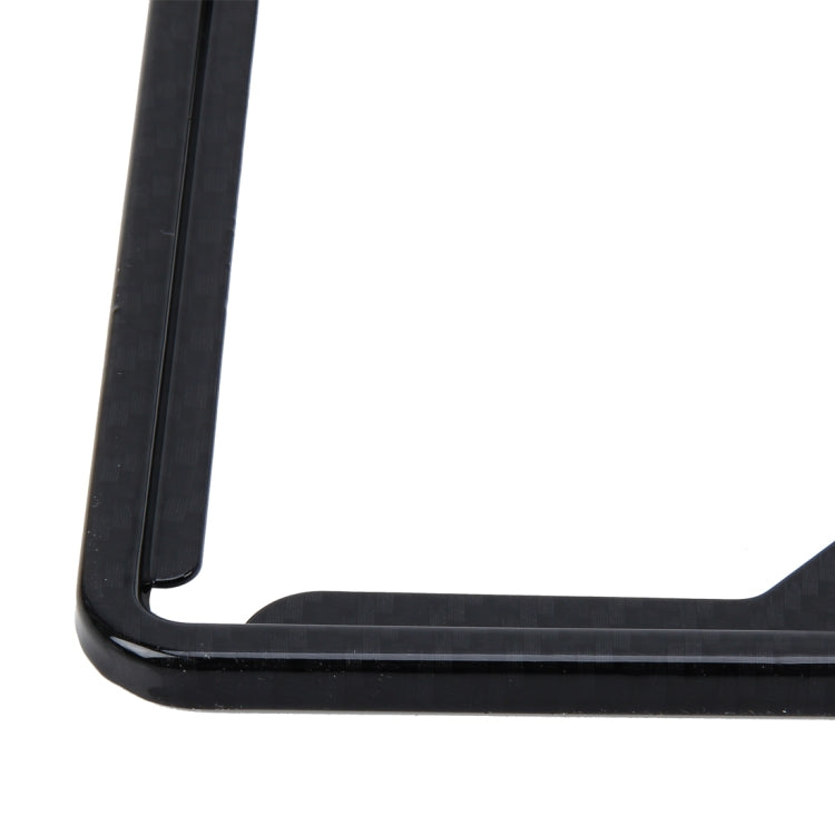 2 PCS Carbon Lead License Plate Frame Simple and Beautiful Car License Plate Frame Holder Universal License Plate Holder